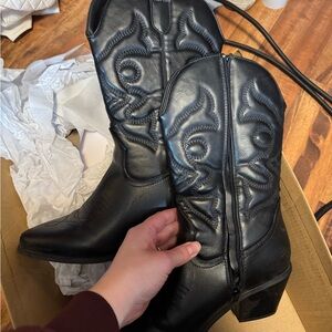 Black Western Boots